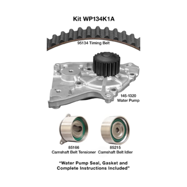 Dayco Timing Belt Kit With Water Pump WP134K1A