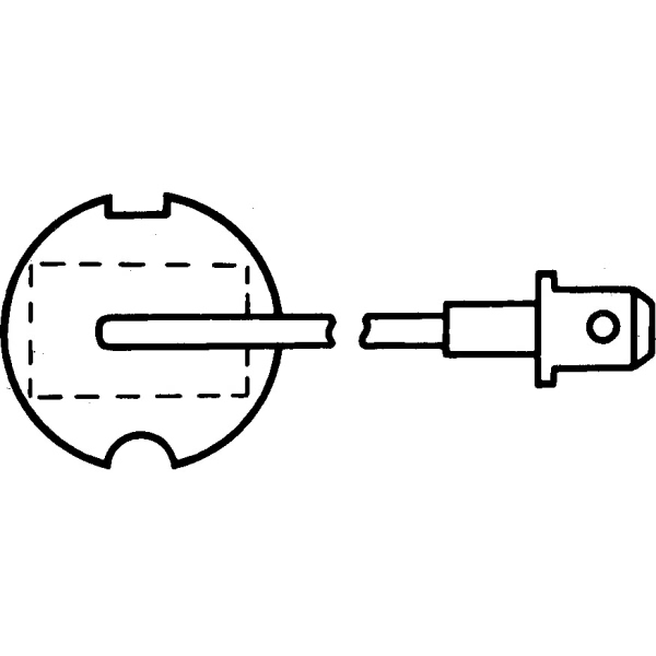 Hella Headlight Bulb, Headlight H83135041