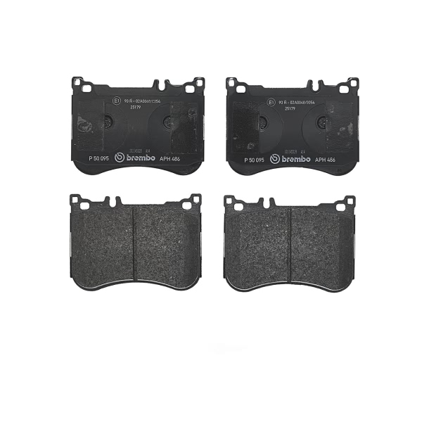 brembo Premium Low-Met OE Equivalent Front Brake Pads P50095