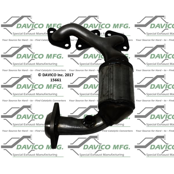 Davico Exhaust Manifold with Integrated Catalytic Converter 15661