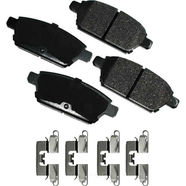 Akebono Pro-ACT™ Ultra-Premium Ceramic Rear Disc Brake Pads ACT1161
