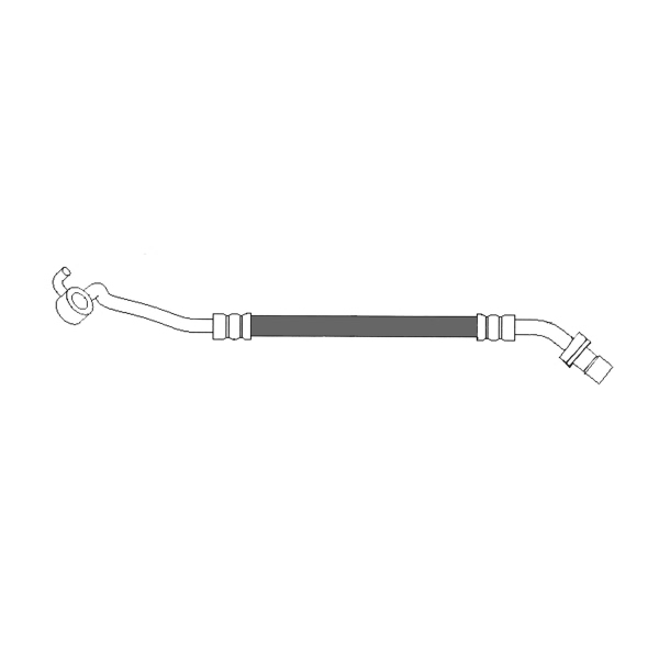 Centric Rear Passenger Side Brake Hose 150.50347