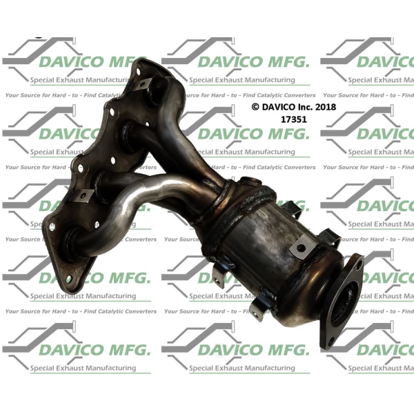 Davico Exhaust Manifold with Integrated Catalytic Converter 17351