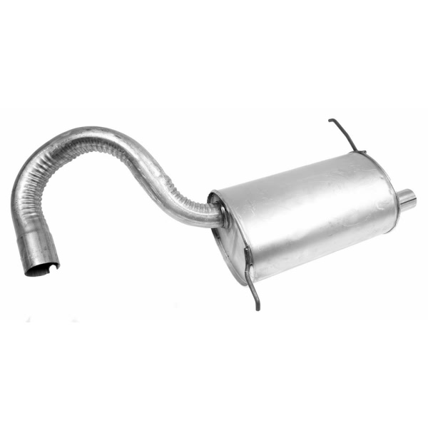 Walker Quiet Flow Stainless Steel Oval Aluminized Exhaust Muffler And Pipe Assembly 54385
