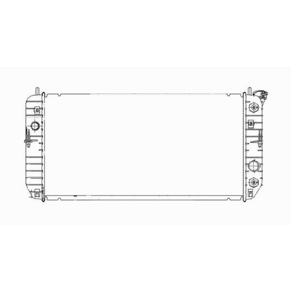 TYC Engine Coolant Radiator 2347