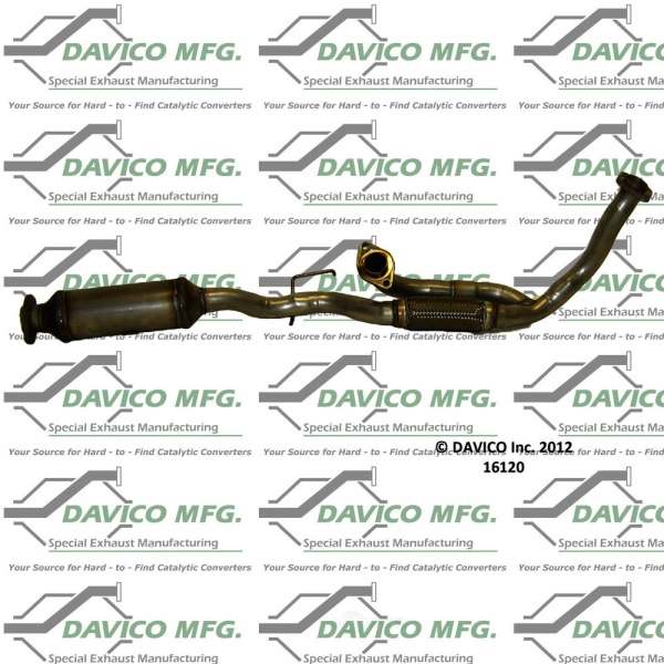 Davico Direct Fit Catalytic Converter and Pipe Assembly 16120