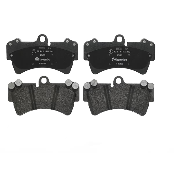 brembo Premium Low-Met OE Equivalent Front Brake Pads P85065