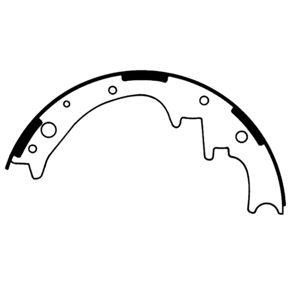 Centric Premium Rear Drum Brake Shoes 111.03330