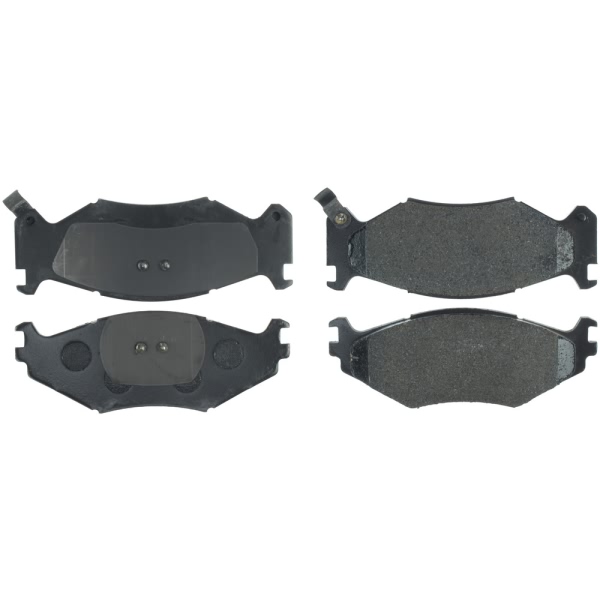 Centric Posi Quiet™ Extended Wear Semi-Metallic Front Disc Brake Pads 106.05220