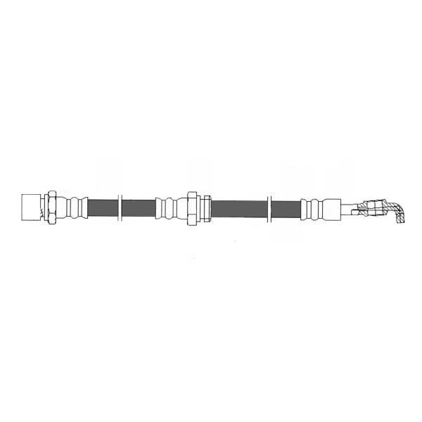 Centric Rear Driver Side Brake Hose 150.49302