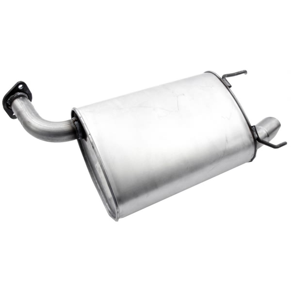 Walker Quiet Flow Driver Side Stainless Steel Oval Aluminized Exhaust Muffler And Pipe Assembly 53728