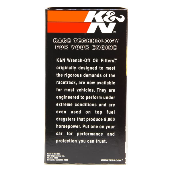 K&N Performance Gold™ Wrench-Off Oil Filter HP-6001