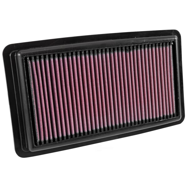 K&N 33 Series Panel Red Air Filter (11.594" L x 6.594" W x 1" H) 33-5041