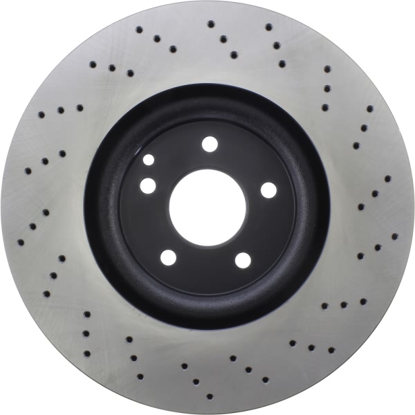 Centric SportStop Drilled 1-Piece Front Brake Rotor 128.35052