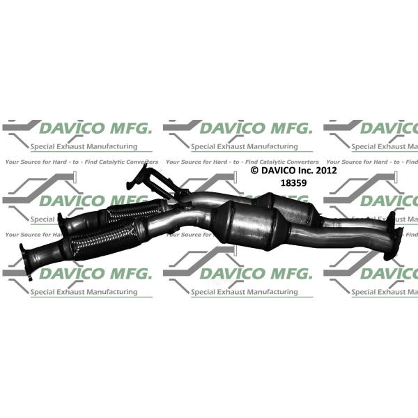 Davico Direct Fit Catalytic Converter and Pipe Assembly 18359