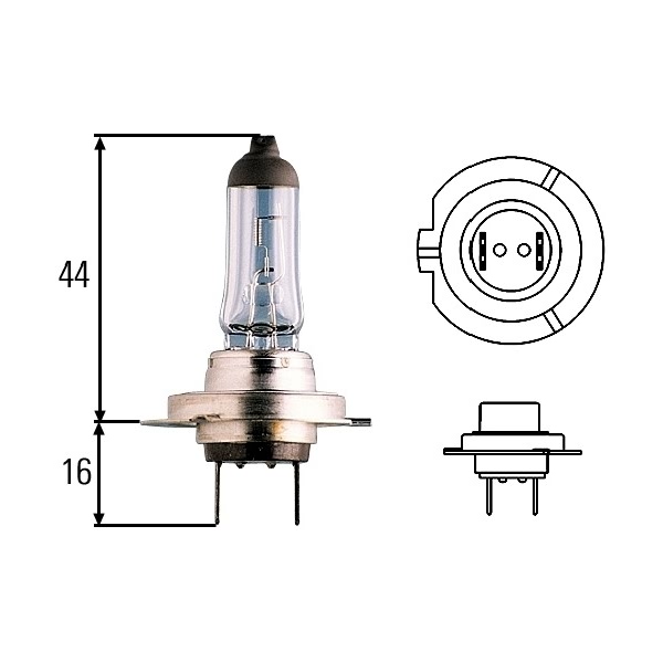 Hella H7 Design Series Halogen Light Bulb H71070702