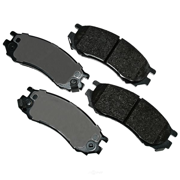 Akebono Pro-ACT™ Ultra-Premium Ceramic Front Disc Brake Pads ACT728