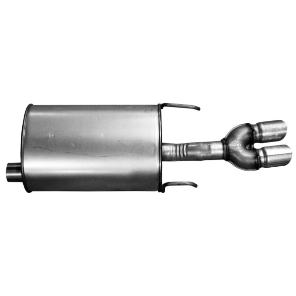 Walker Quiet Flow Passenger Side Stainless Steel Oval Aluminized Exhaust Muffler 21502