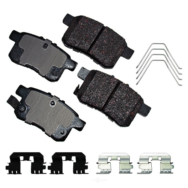 Akebono Pro-ACT™ Ultra-Premium Ceramic Rear Disc Brake Pads ACT1336A