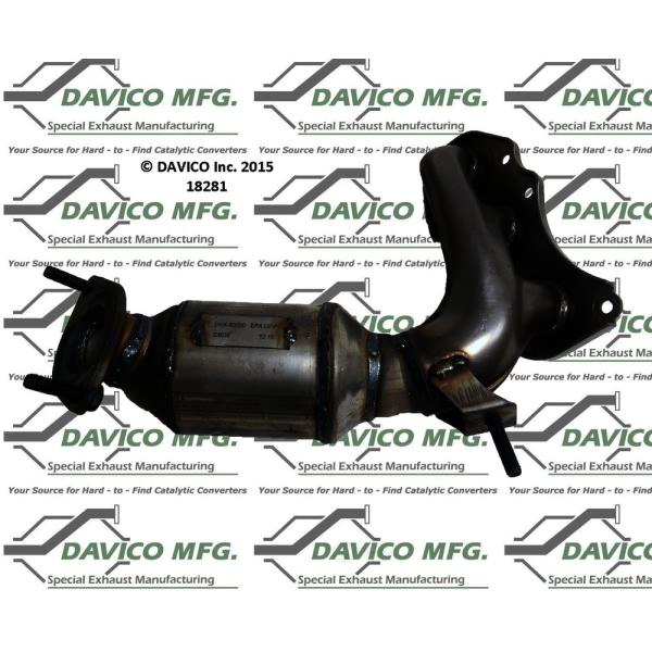 Davico Exhaust Manifold with Integrated Catalytic Converter 18281