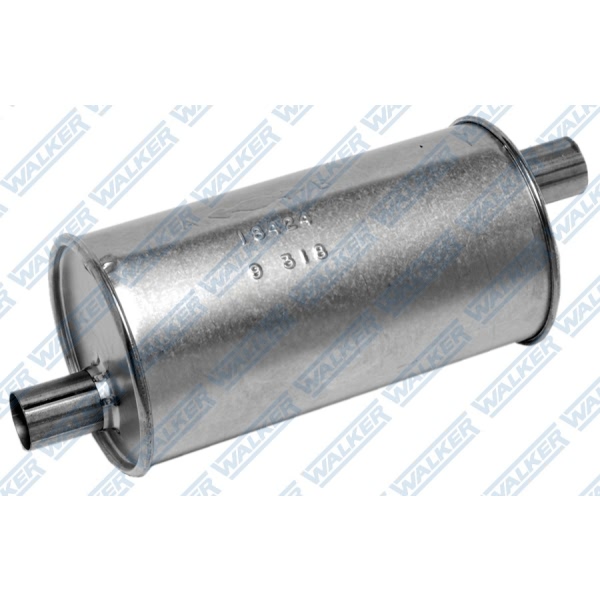 Walker Soundfx Steel Round Direct Fit Aluminized Exhaust Muffler 18424
