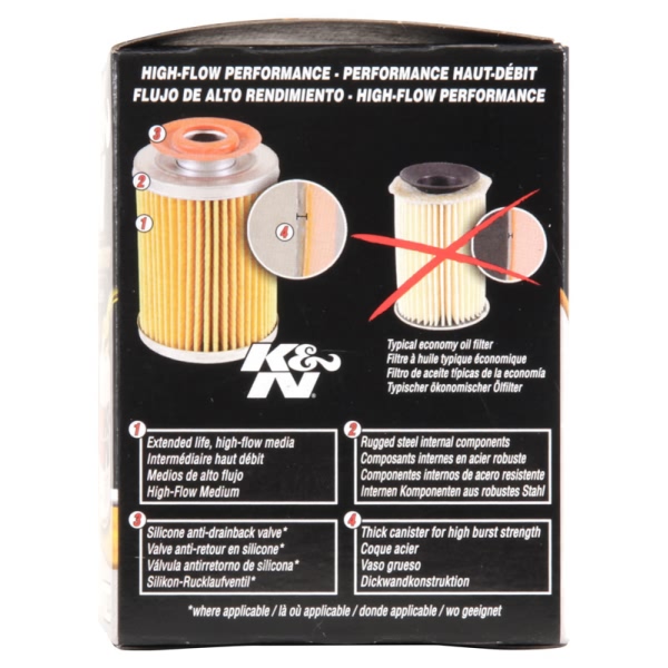 K&N Performance Gold™ Wrench-Off Oil Filter HP-1003