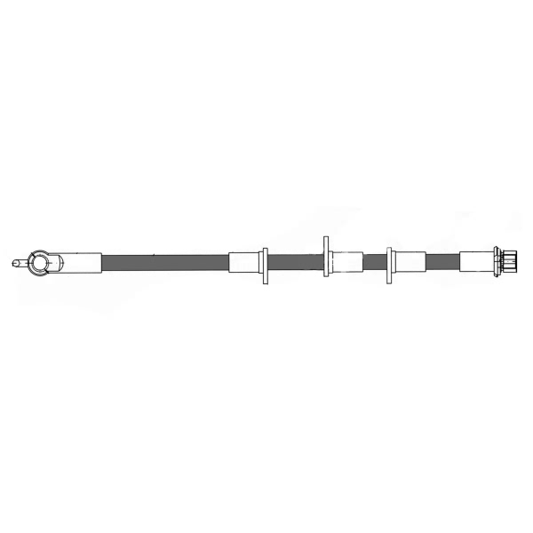 Centric Rear Passenger Side Brake Hose 150.44449