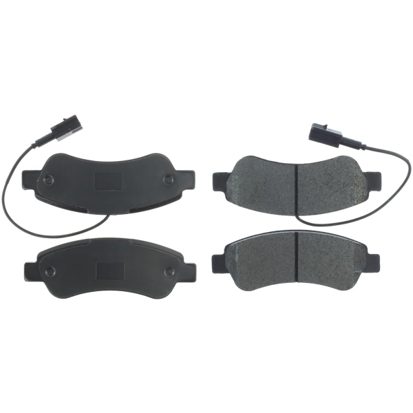 Centric Posi Quiet™ Extended Wear Semi-Metallic Rear Disc Brake Pads 106.14901