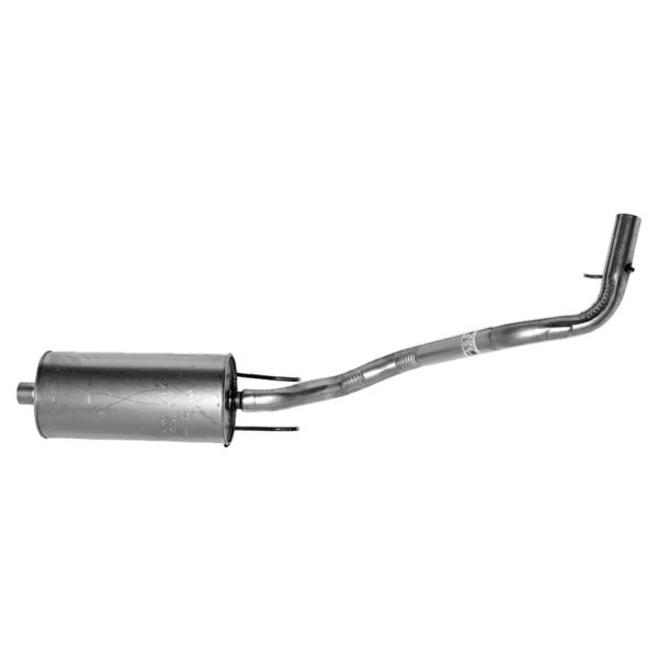 Walker Quiet Flow Stainless Steel Oval Aluminized Exhaust Muffler And Pipe Assembly 47742
