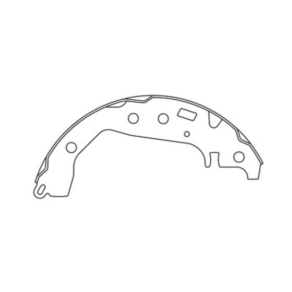 Centric Premium Rear Drum Brake Shoes 111.09171