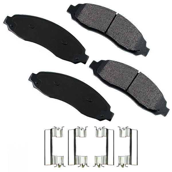 Akebono Pro-ACT™ Ultra-Premium Ceramic Front Disc Brake Pads ACT962