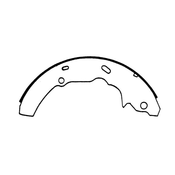 Centric Premium Rear Drum Brake Shoes 111.06180