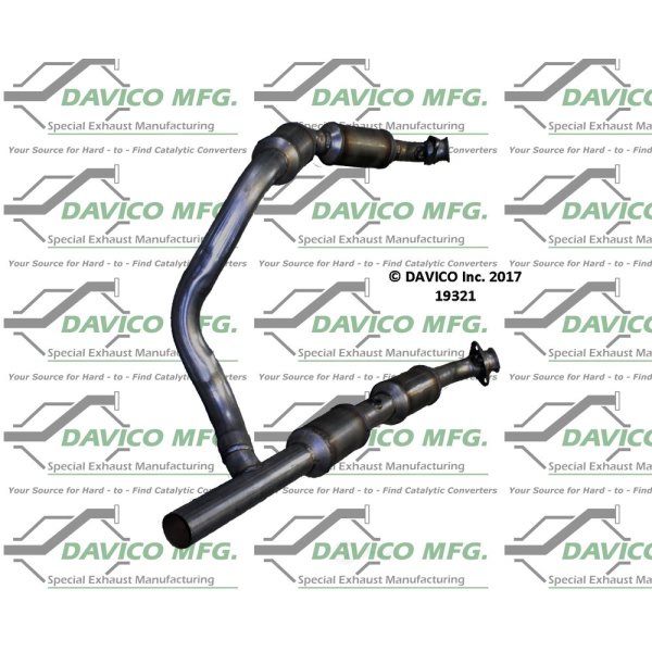 Davico Direct Fit Catalytic Converter and Pipe Assembly 19321