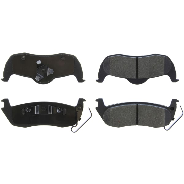 Centric Posi Quiet™ Semi-Metallic Rear Disc Brake Pads 104.10870