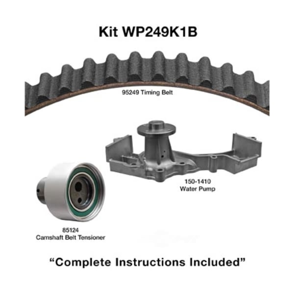 Dayco Timing Belt Kit With Water Pump WP249K1B