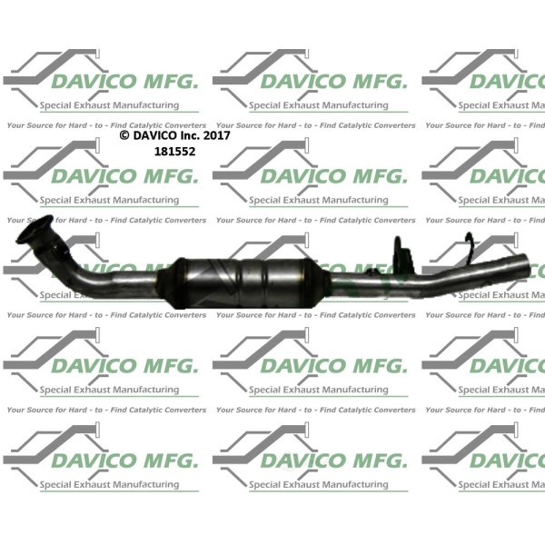 Davico Direct Fit Catalytic Converter and Pipe Assembly 181552