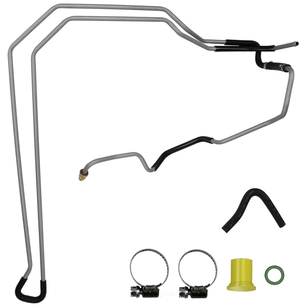 Gates Power Steering Return Line Hose Assembly From Gear 366226