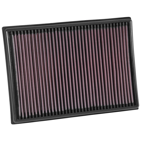 K&N 33 Series Panel Red Air Filter （12.5" L x 9.188" W x 1.75" H) 33-2438