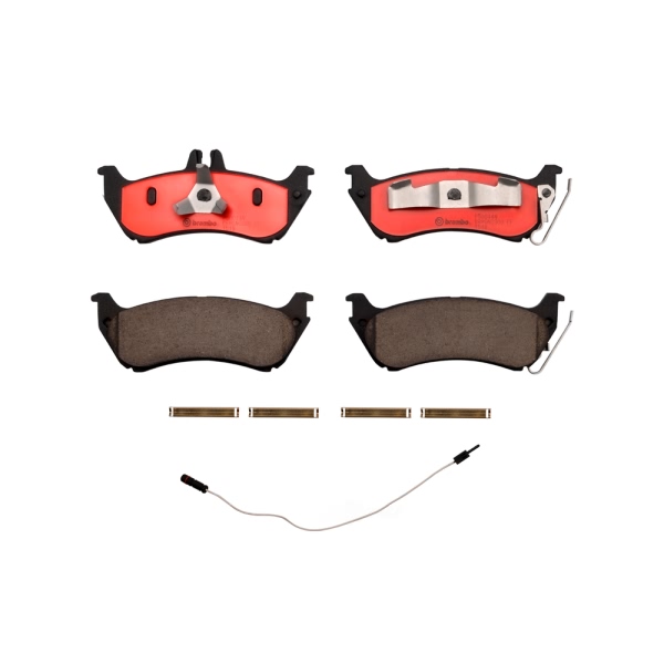 brembo Premium Ceramic Rear Disc Brake Pads P50044N