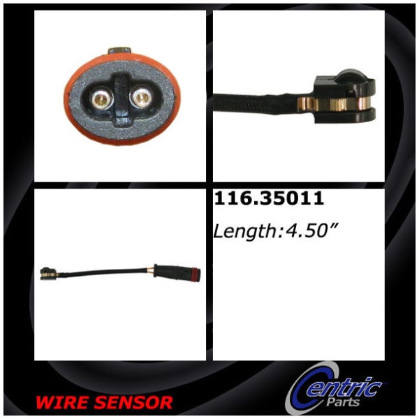 Centric Brake Pad Sensor Wire 116.35011