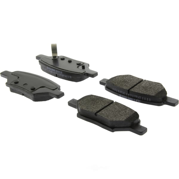 Centric Posi Quiet™ Extended Wear Semi-Metallic Rear Disc Brake Pads 106.10330