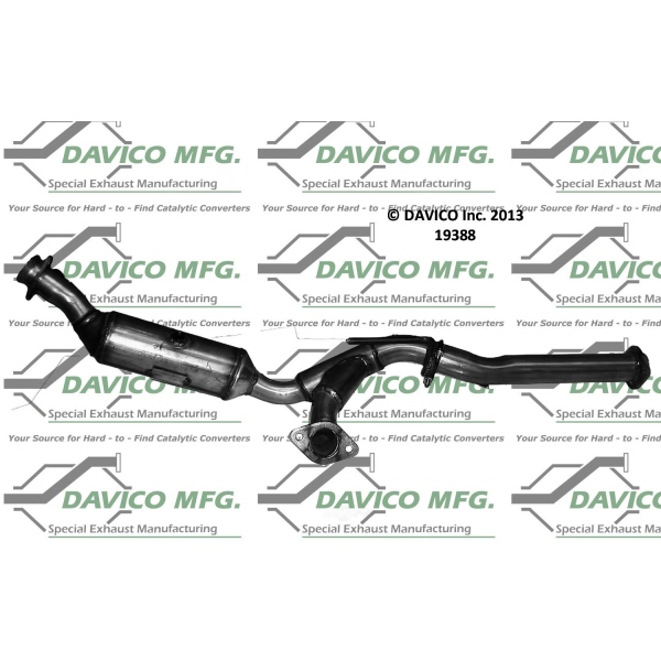 Davico Direct Fit Catalytic Converter and Pipe Assembly 19388