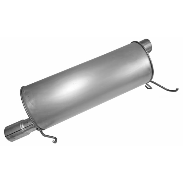 Walker Quiet Flow Stainless Steel Oval Aluminized Exhaust Muffler And Pipe Assembly 53521