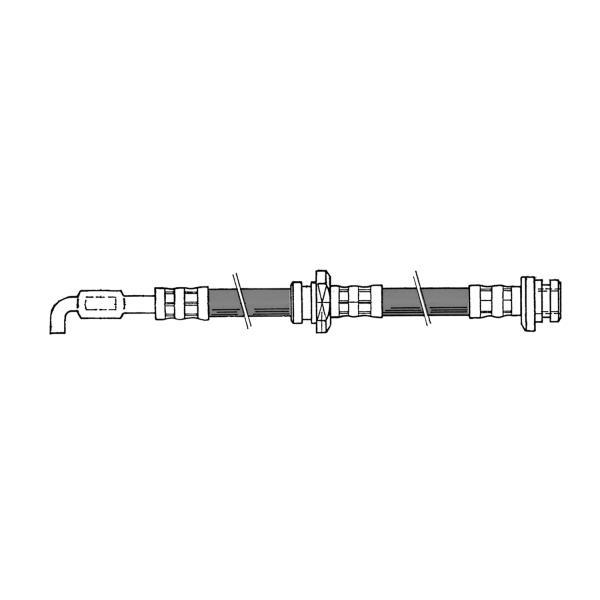 Centric Front Brake Hose 150.43007