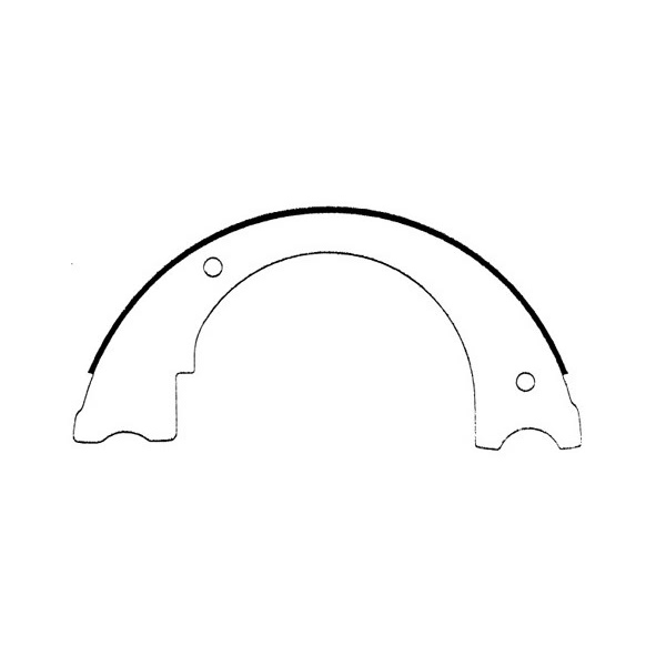 Centric Premium Driveline Parking Brake Shoes 111.06470