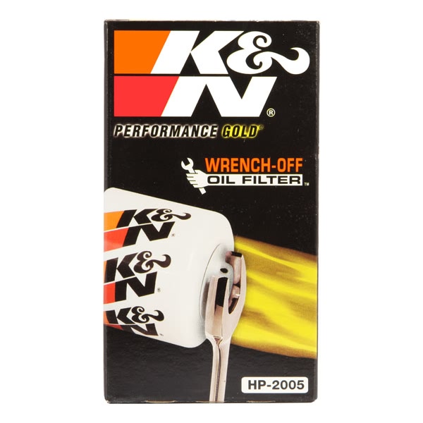 K&N Performance Gold™ Wrench-Off Oil Filter HP-2005