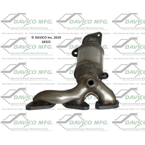 Davico Exhaust Manifold with Integrated Catalytic Converter 18322