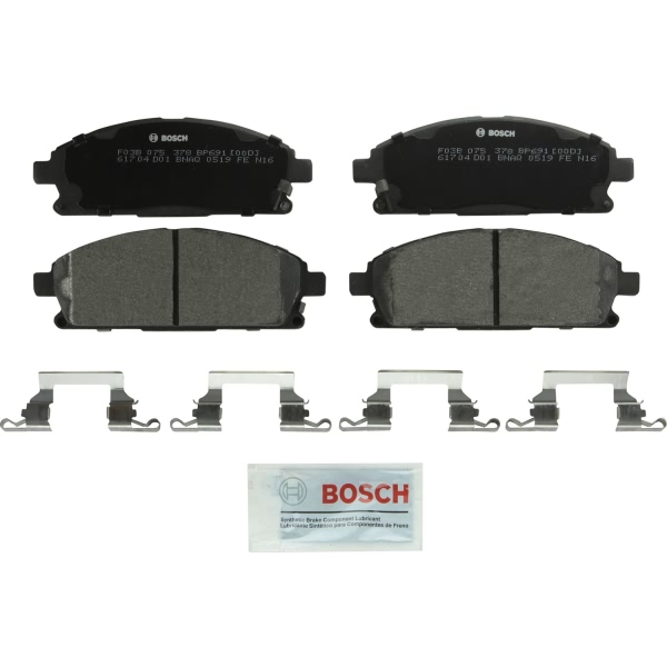 Bosch QuietCast™ Premium Organic Front Disc Brake Pads BP691
