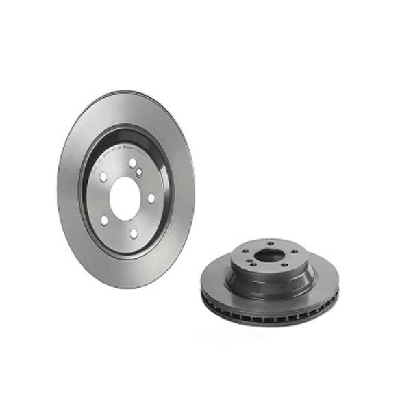 brembo UV Coated Series Vented Rear Brake Rotor 09.C941.11