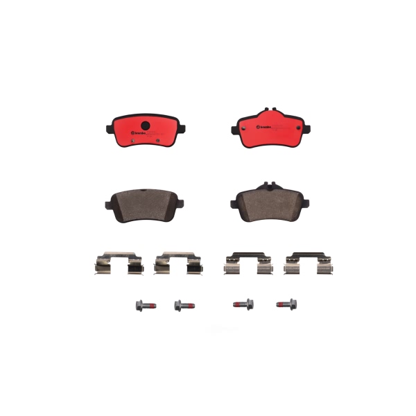 brembo Premium Ceramic Rear Disc Brake Pads P50101N
